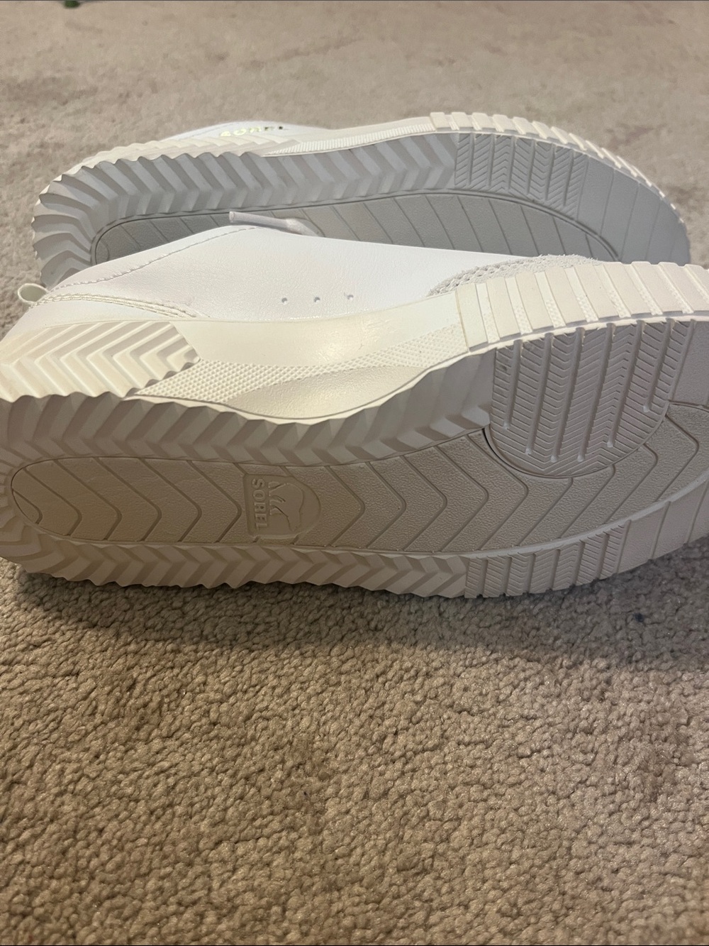 SOREL Women's ONA AVE Low Sneaker Cream/Tan Platform Lace-Up size 7 nwt - Picture 11 of 11